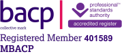 Registered BACP Member Logo Number 401589